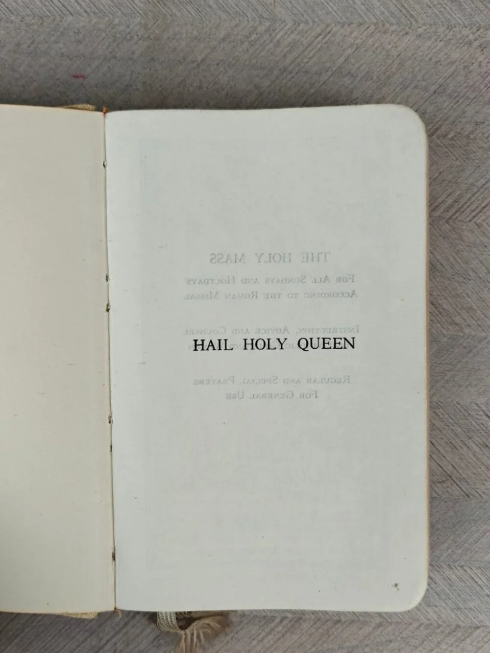 Hail Holy Queen Catholic Roman Missal For Girls And Women 1928 Rosary Prayers